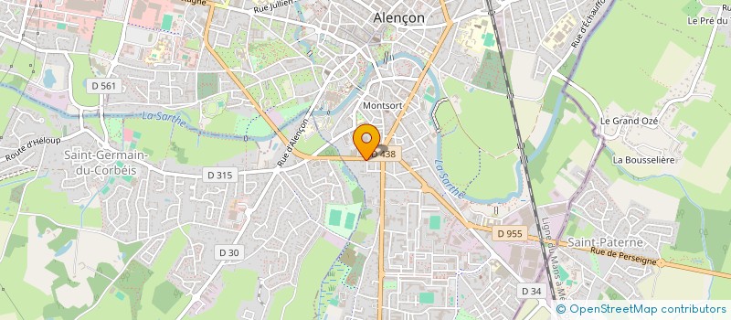 localisation de l'entreprise MADO à ALENCON