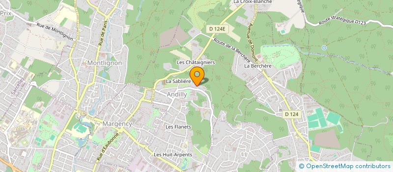 localisation de l'entreprise MADO à ANDILLY