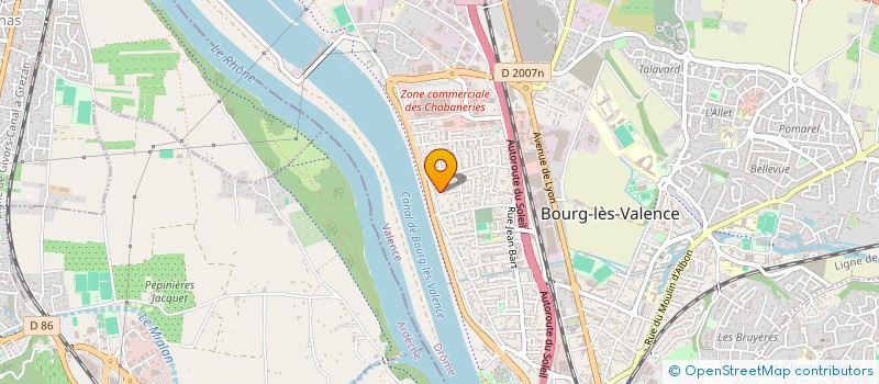 localisation de l'entreprise MADO  BOURG-LES-VALENCE