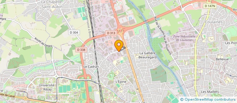 localisation de l'entreprise MADO  LE MANS