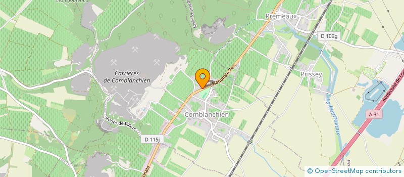 localisation de l'entreprise MADO à DIJON