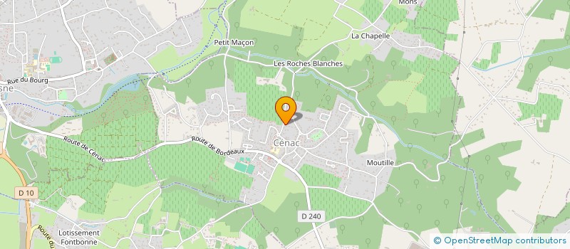 localisation de l'entreprise MADO  CENAC