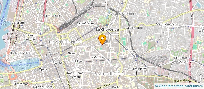 localisation de l'entreprise MADO CONSEIL & RONDEMENT JOLIE à MARSEILLE