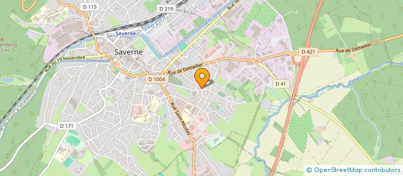 localisation de l'entreprise MADO FRANCE  SAVERNE