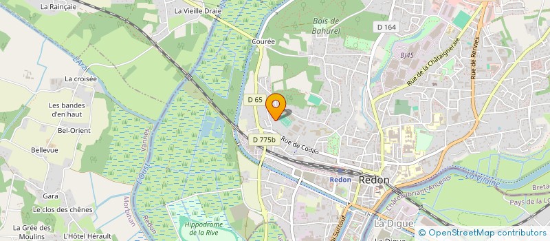 localisation de l'entreprise MADO-MODA  REDON