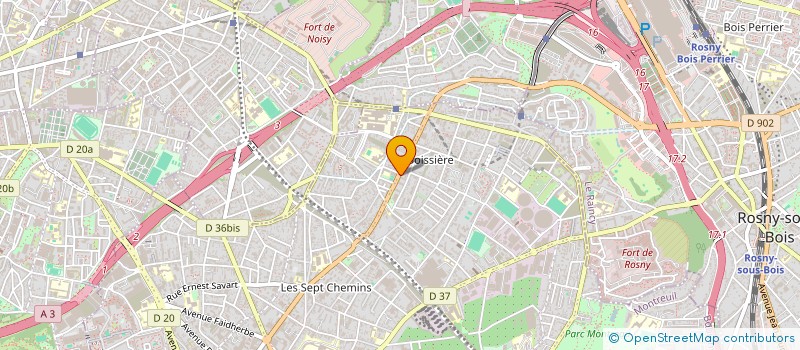localisation de l'entreprise MADO REPAR 75 à MONTREUIL