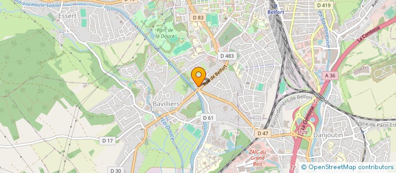 localisation de l'entreprise MADO SARL  BAVILLIERS