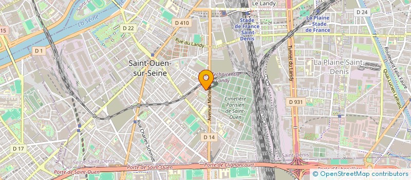 localisation de l'entreprise MADODIA GROUP à SAINT-OUEN-SUR-SEINE