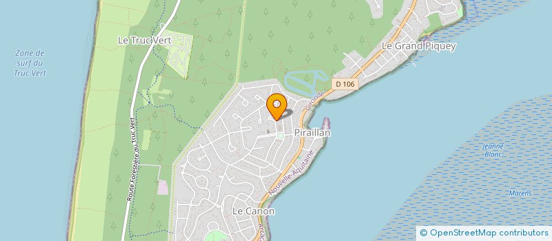 localisation de l'entreprise MADOFI à LEGE-CAP-FERRET