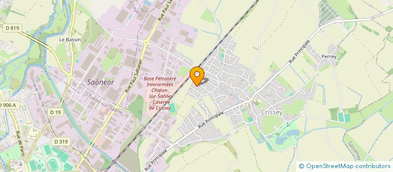 localisation de l'entreprise MADOFRANCE  CRISSEY