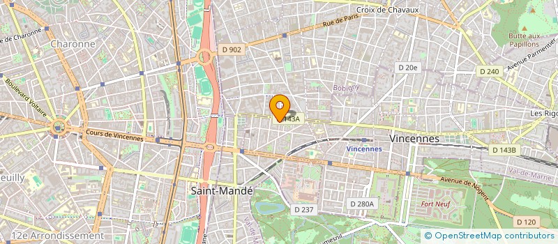 localisation de l'entreprise MADOGIWA à VINCENNES