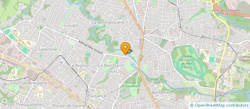 localisation de l'entreprise MADOKA INVEST à ORVAULT