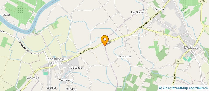 localisation de l'entreprise MADOLEZA  MEAUZAC