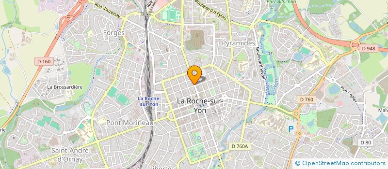 localisation de l'entreprise MADOLY à LA ROCHE-SUR-YON