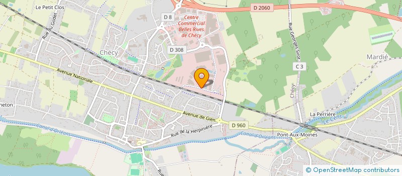 localisation de l'entreprise MADOM à CHECY