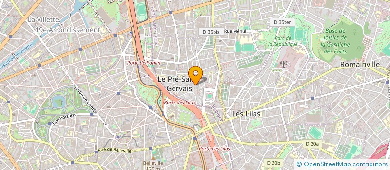 localisation de l'entreprise MADONE à LE PRE-SAINT-GERVAIS