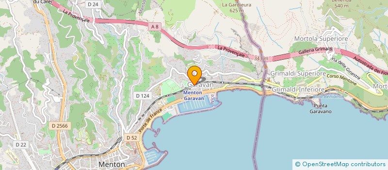 localisation de l'entreprise MADONNIMMO à MENTON