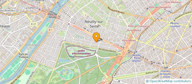 localisation de l'entreprise MADOR à NEUILLY-SUR-SEINE