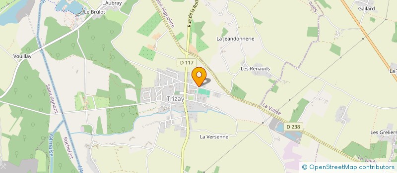 localisation de l'entreprise MADOT  TRIZAY