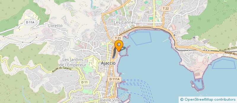 localisation de l'entreprise MADOTTO & ASSOCIES  AJACCIO