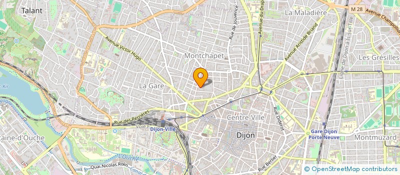 localisation de l'entreprise MADOU à DIJON