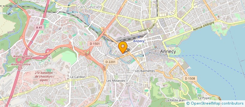 localisation de l'entreprise MADOUANES à ANNECY