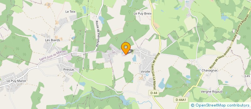 localisation de l'entreprise MADOUMIER PATRICK  AUREIL