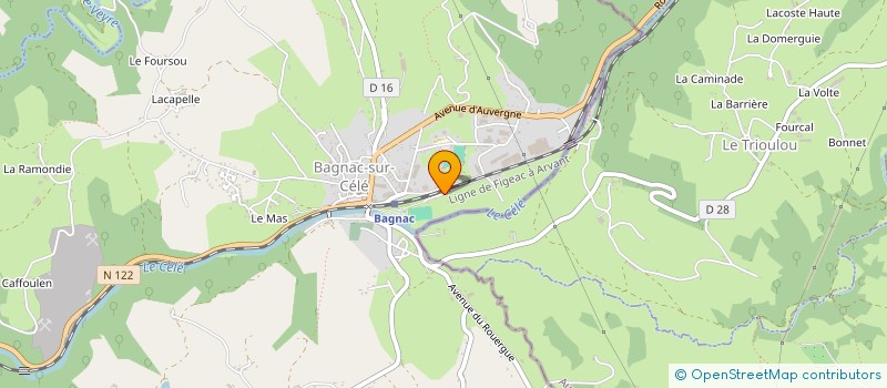 localisation de l'entreprise MADOUROCLE  BAGNAC-SUR-CELE