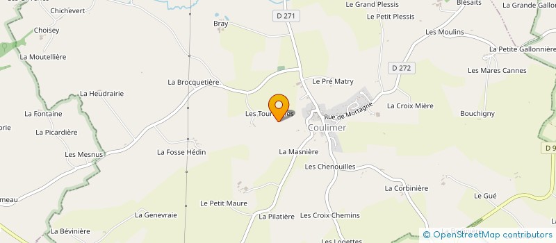 localisation de l'entreprise MADP SYSTEMES à COULIMER