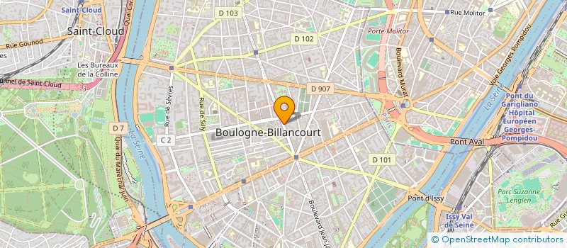 localisation de l'entreprise MADRAG à BOULOGNE-BILLANCOURT