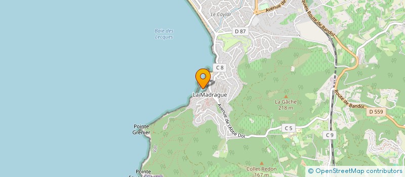 localisation de l'entreprise MADRAGO à SAINT-CYR-SUR-MER