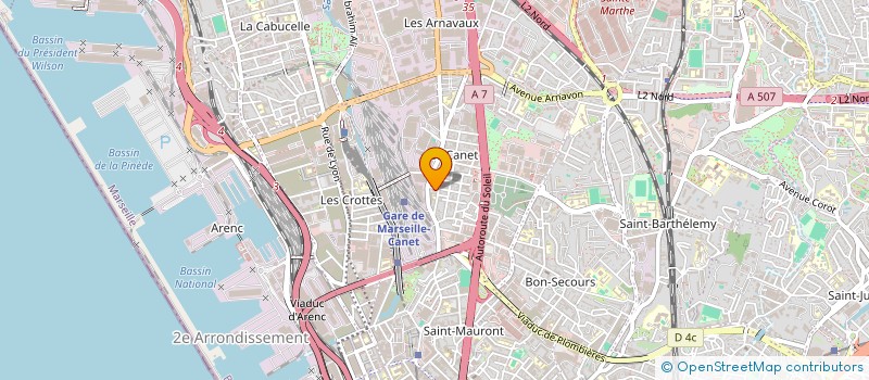 localisation de l'entreprise MADRAGUE FERMETURE à MARSEILLE
