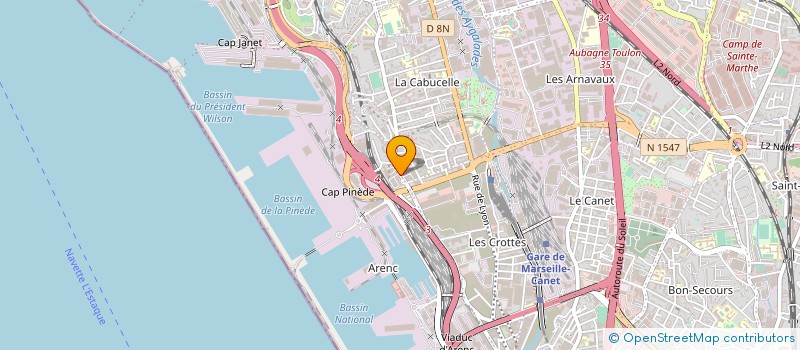 localisation de l'entreprise MADRAGUE LOGISTIQUE à MARSEILLE