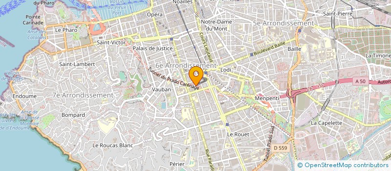 localisation de l'entreprise MADRAGUE NEGOCE à MARSEILLE