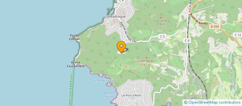 localisation de l'entreprise MADRAGUE SECURITE à SAINT-CYR-SUR-MER