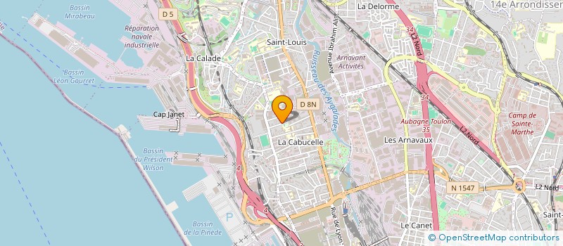 localisation de l'entreprise MADRAGUE VILLE PIECES AUTOS à MARSEILLE