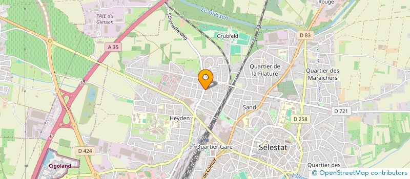 localisation de l'entreprise MADRAP-MECANIQUE à SELESTAT