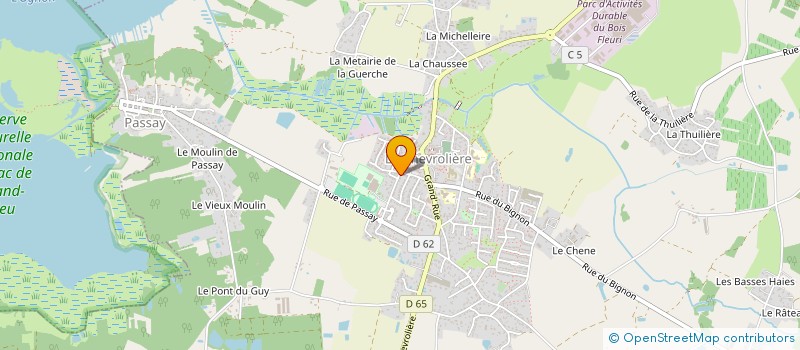 localisation de l'entreprise MADRAS à LA CHEVROLIERE