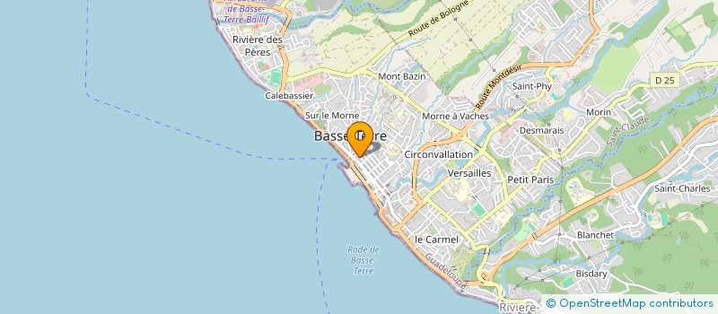 localisation de l'entreprise MADRAS à BASSE-TERRE