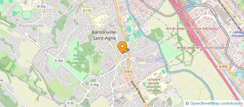 localisation de l'entreprise MADRAS PIZZA  RAMONVILLE-SAINT-AGNE