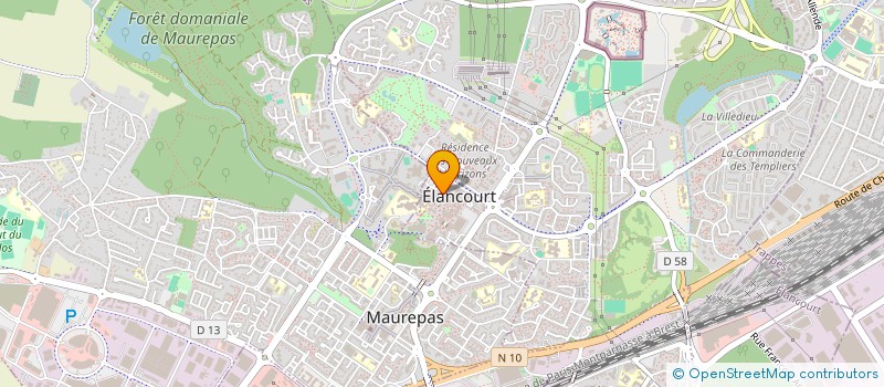 localisation de l'entreprise MADRE  ELANCOURT