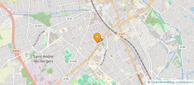 localisation de l'entreprise MADRE MIA  SAINT-ANDRE-LES-VERGERS