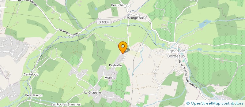 localisation de l'entreprise MADREA IMMO  LIGNAN DE BORDEAUX