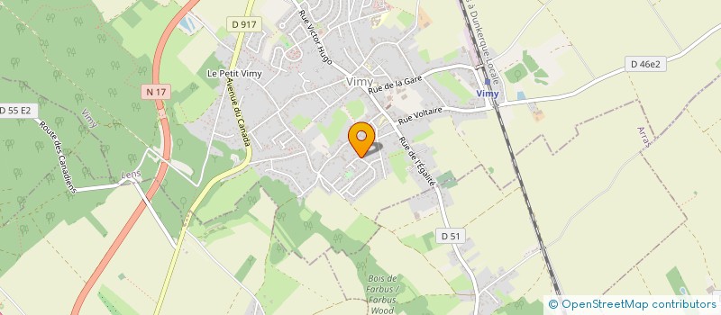 localisation de l'entreprise MADREAS à VIMY