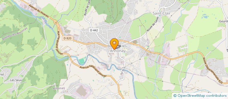 localisation de l'entreprise MADREY  BOULIEU-LES-ANNONAY