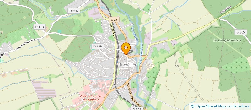 localisation de l'entreprise MADRI  INGWILLER