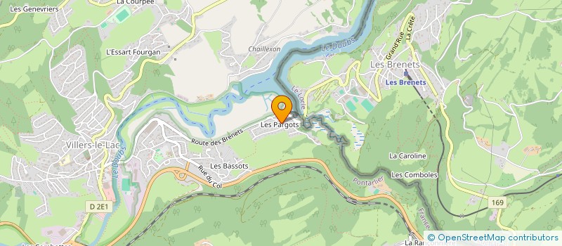 localisation de l'entreprise MADRI  VILLERS-LE-LAC