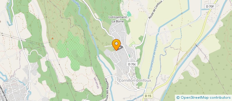 localisation de l'entreprise MADRID à CORNILLON-CONFOUX