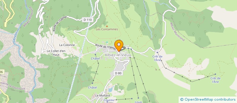 localisation de l'entreprise MADRIENCE  ALBIEZ-MONTROND