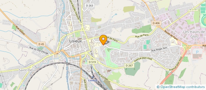 localisation de l'entreprise MADRIGAL à LISIEUX